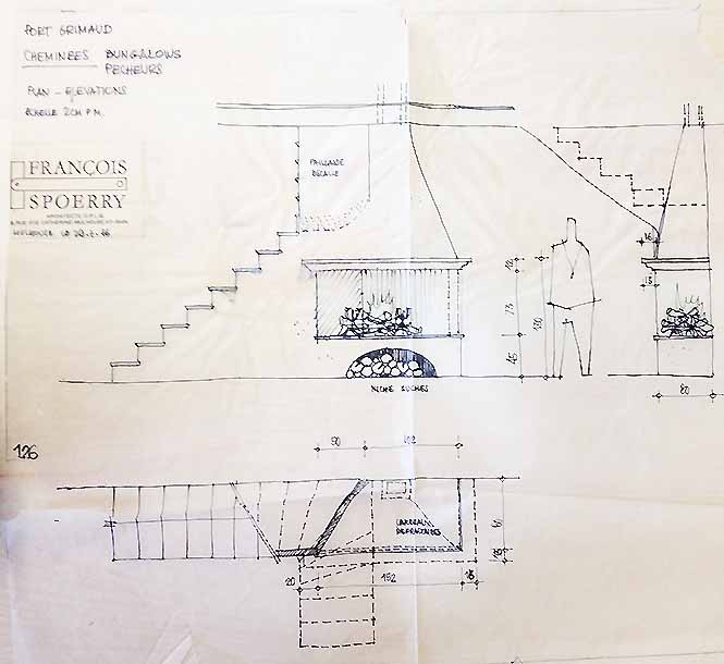 croquis de l'architecte...