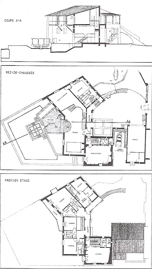 Plan de la maison de M. SPOERRY