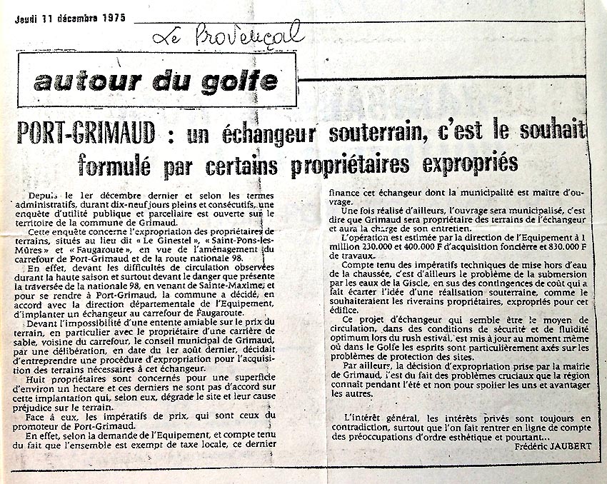 article du Provencal