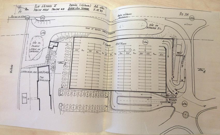 Plan parking PG2