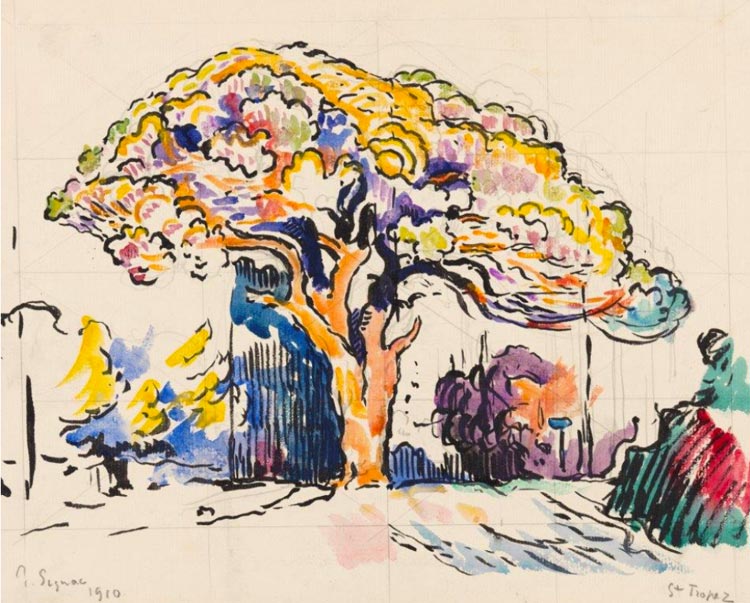 Pin Bertaud peint par Paul Signac