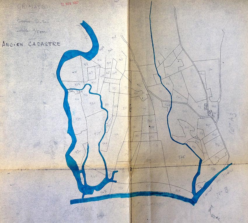 ancien cadastre PORT GRIMAUD