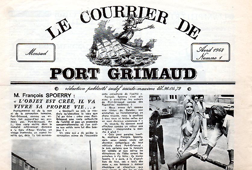 Le courrier de PORT GRIMAUD