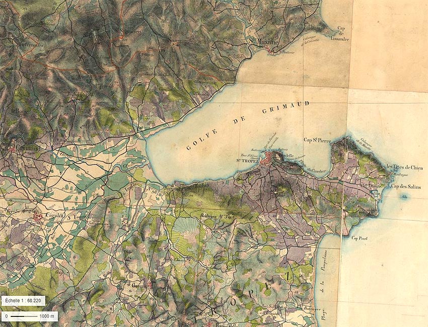 Golfe de Grimaud au XIXe siecle