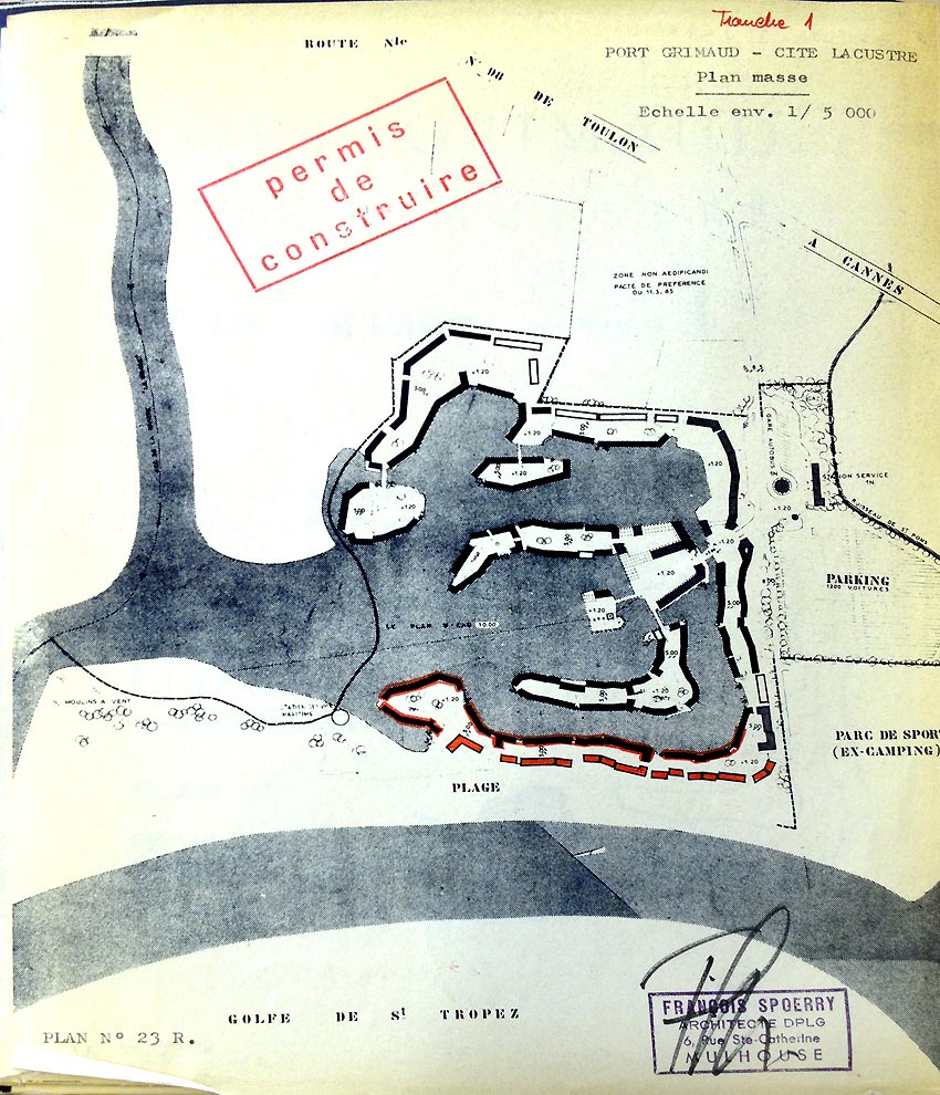 Le permis de construire PORT GRIMAUD