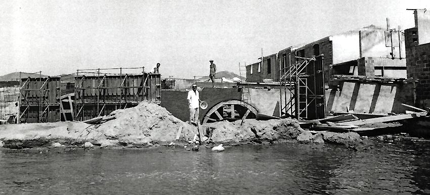 construction du pont