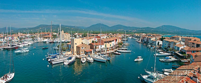 Vue aerienne de Port Grimaud